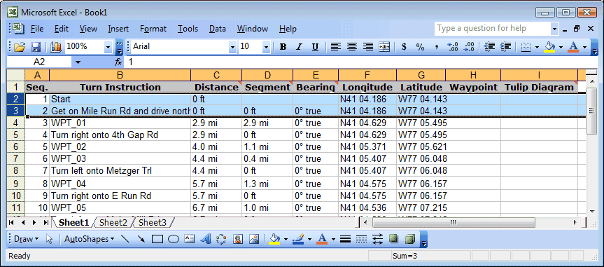 MS-Excel Turn Instructions 6